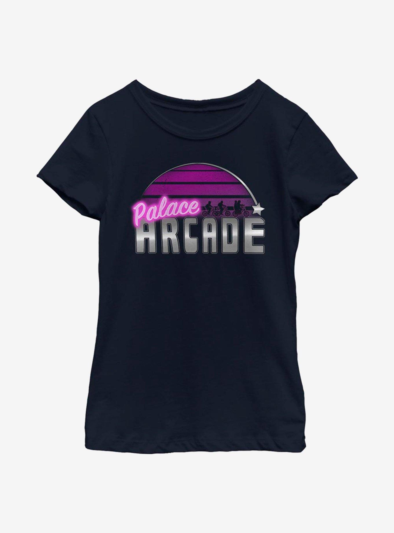Stranger Things Retro Arcade Youth Girls T-Shirt, , hi-res