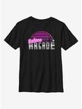 Stranger Things Retro Arcade Youth T-Shirt, BLACK, hi-res