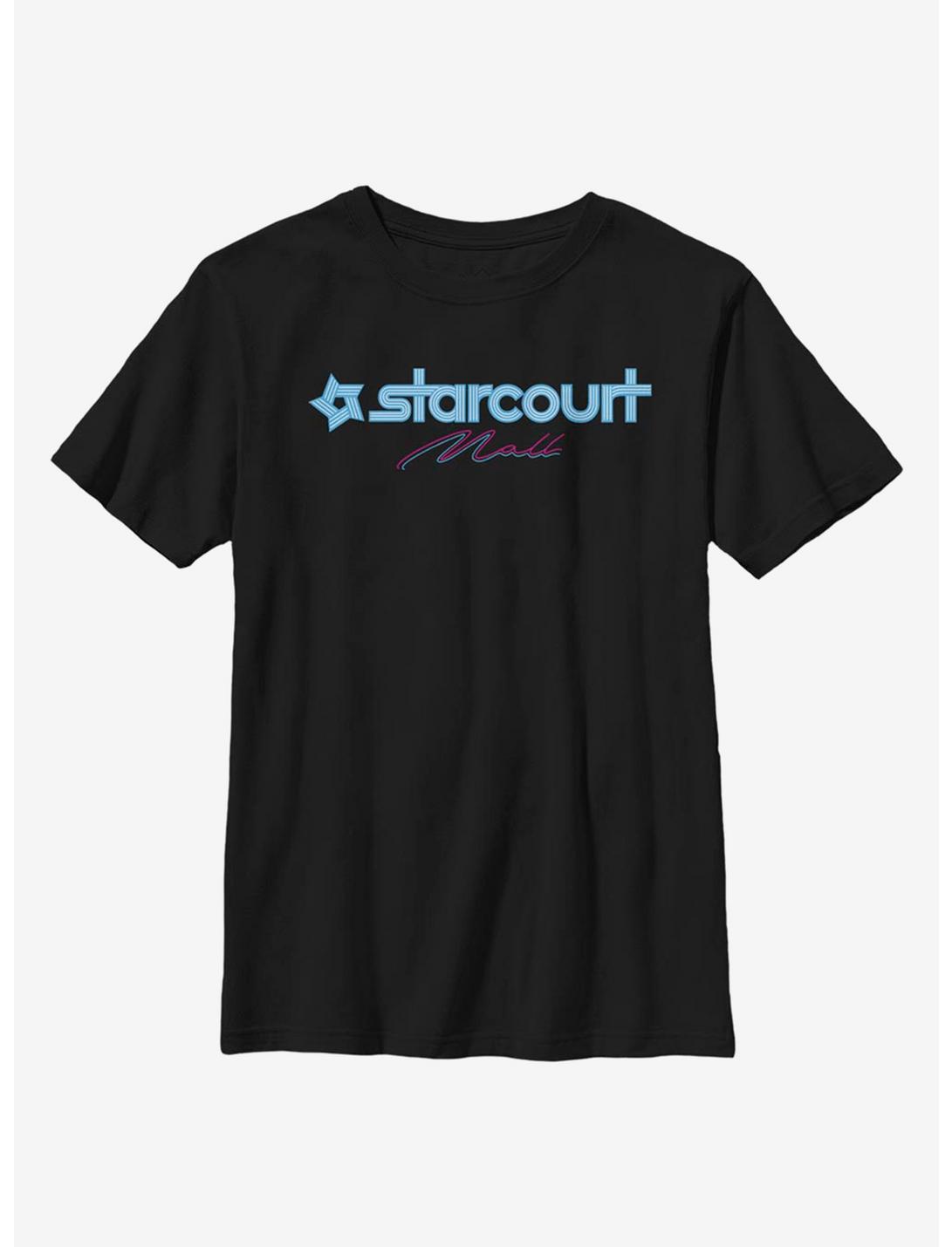 Stranger Things Starcourt Logo Youth T-Shirt, BLACK, hi-res