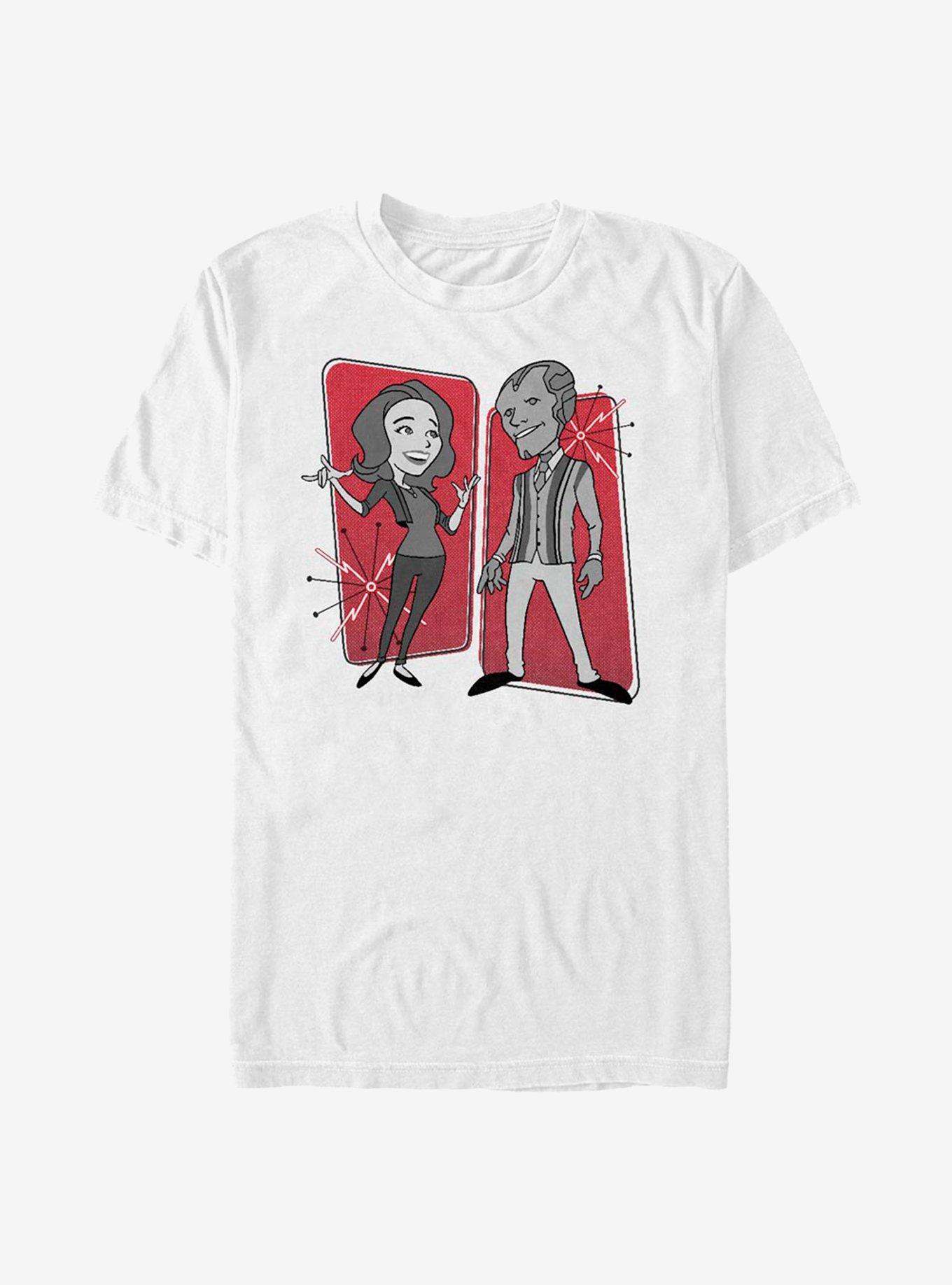 Marvel WandaVision Retro Panels T-Shirt, WHITE, hi-res