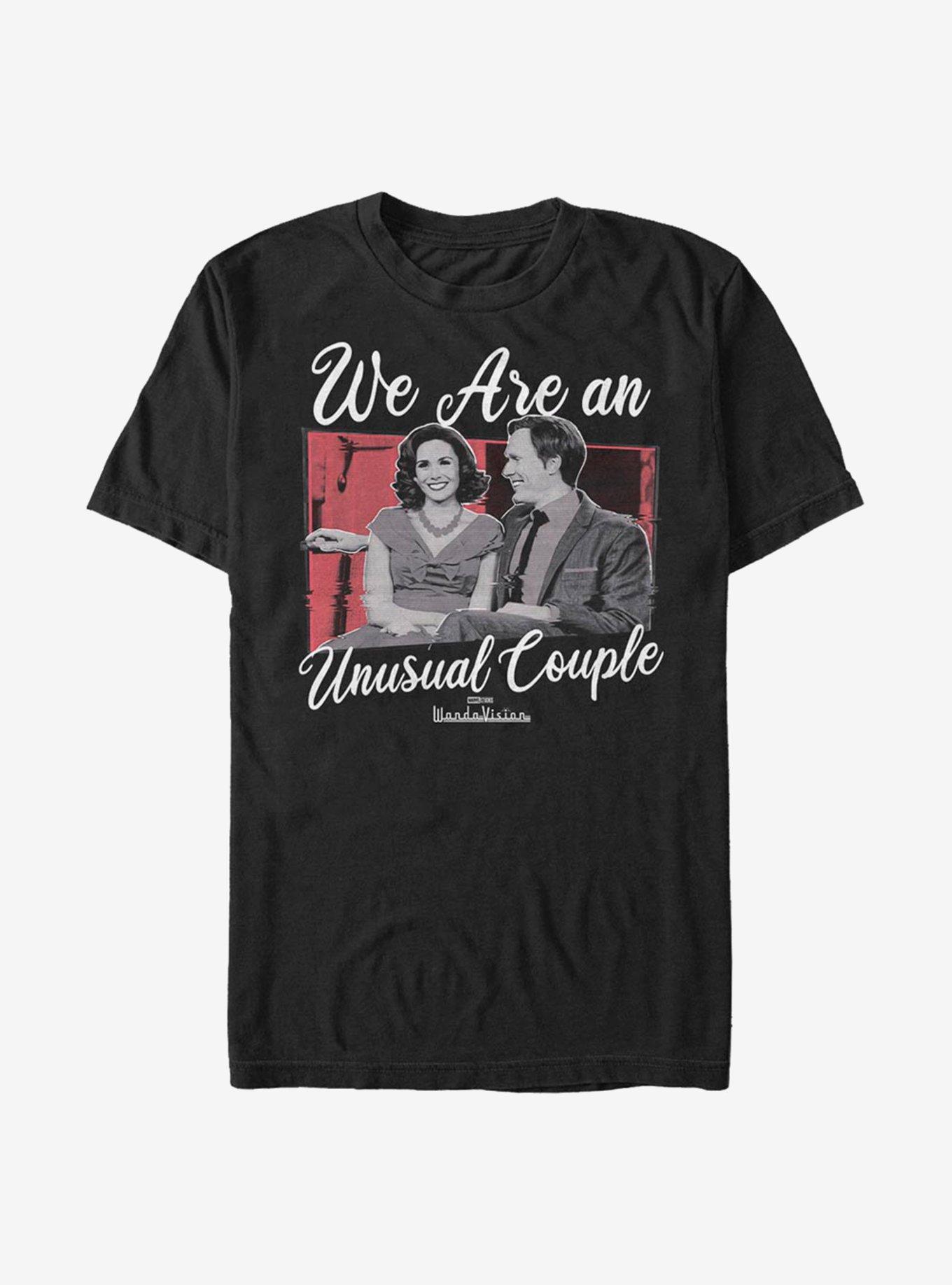 Marvel WandaVision Unusual Couple T-Shirt, BLACK, hi-res