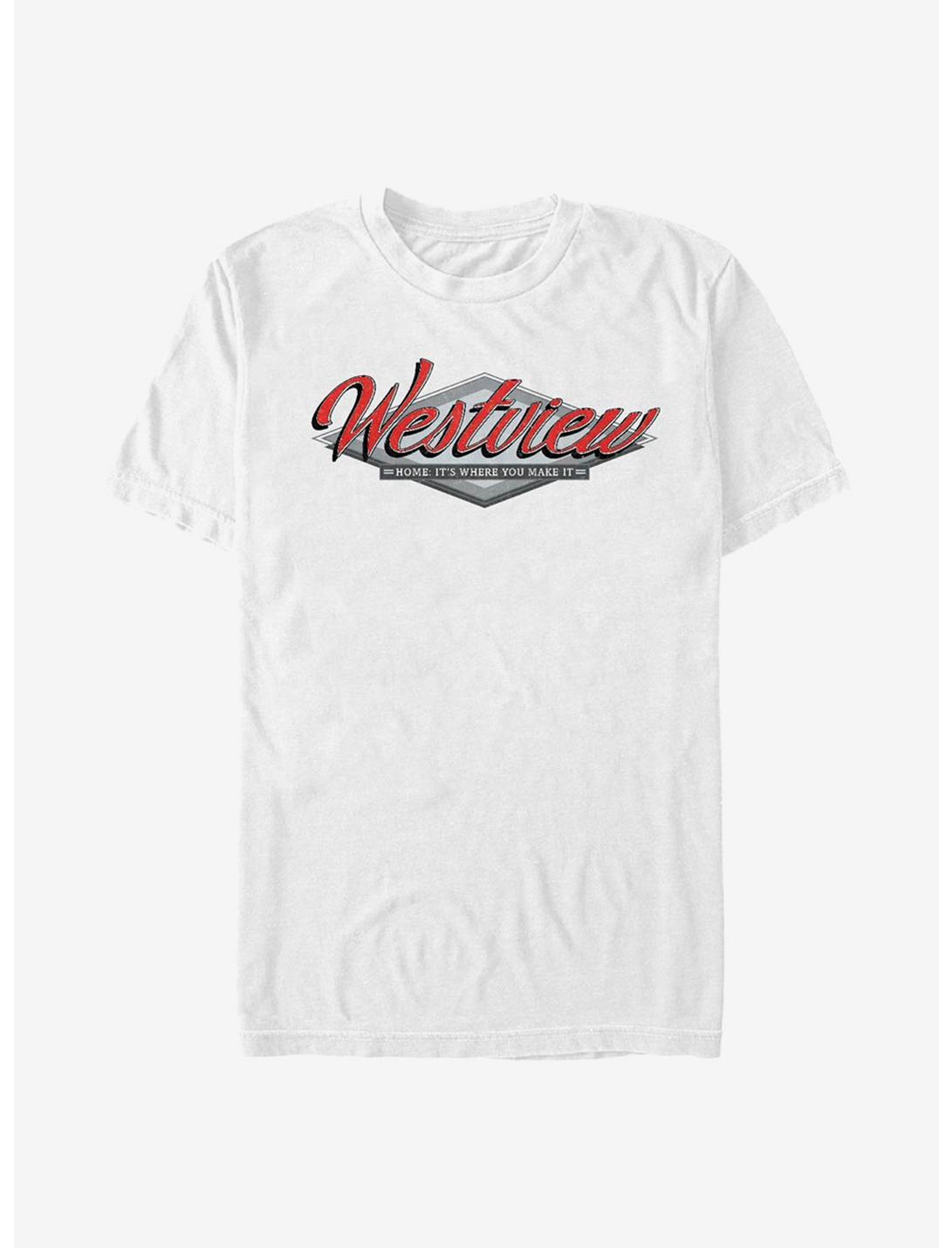 Marvel WandaVision Westview Grey T-Shirt, WHITE, hi-res