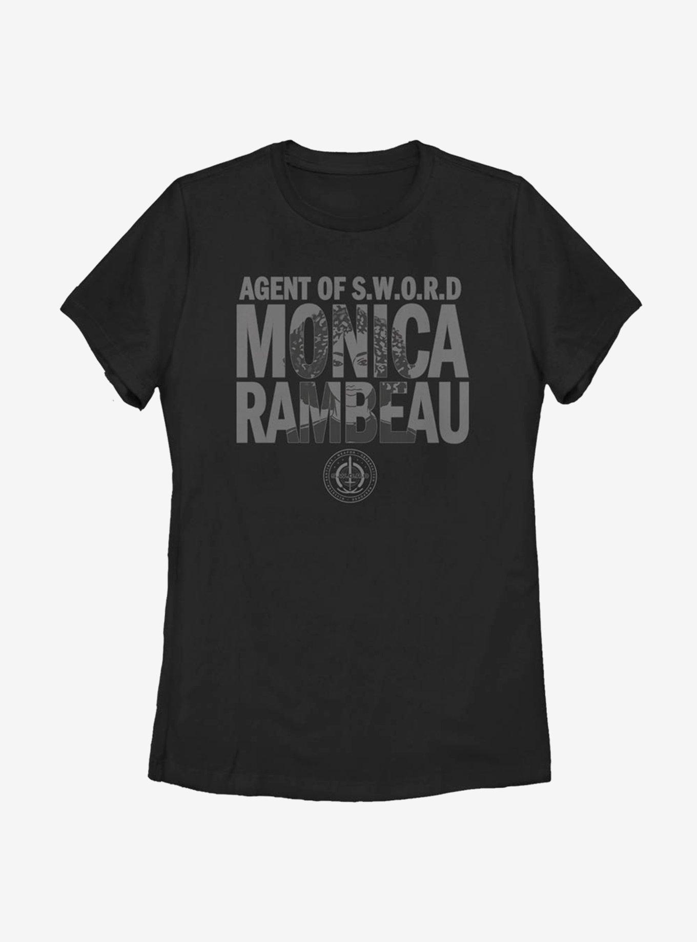 Marvel WandaVision Agent Rambeau Womens T-Shirt, BLACK, hi-res