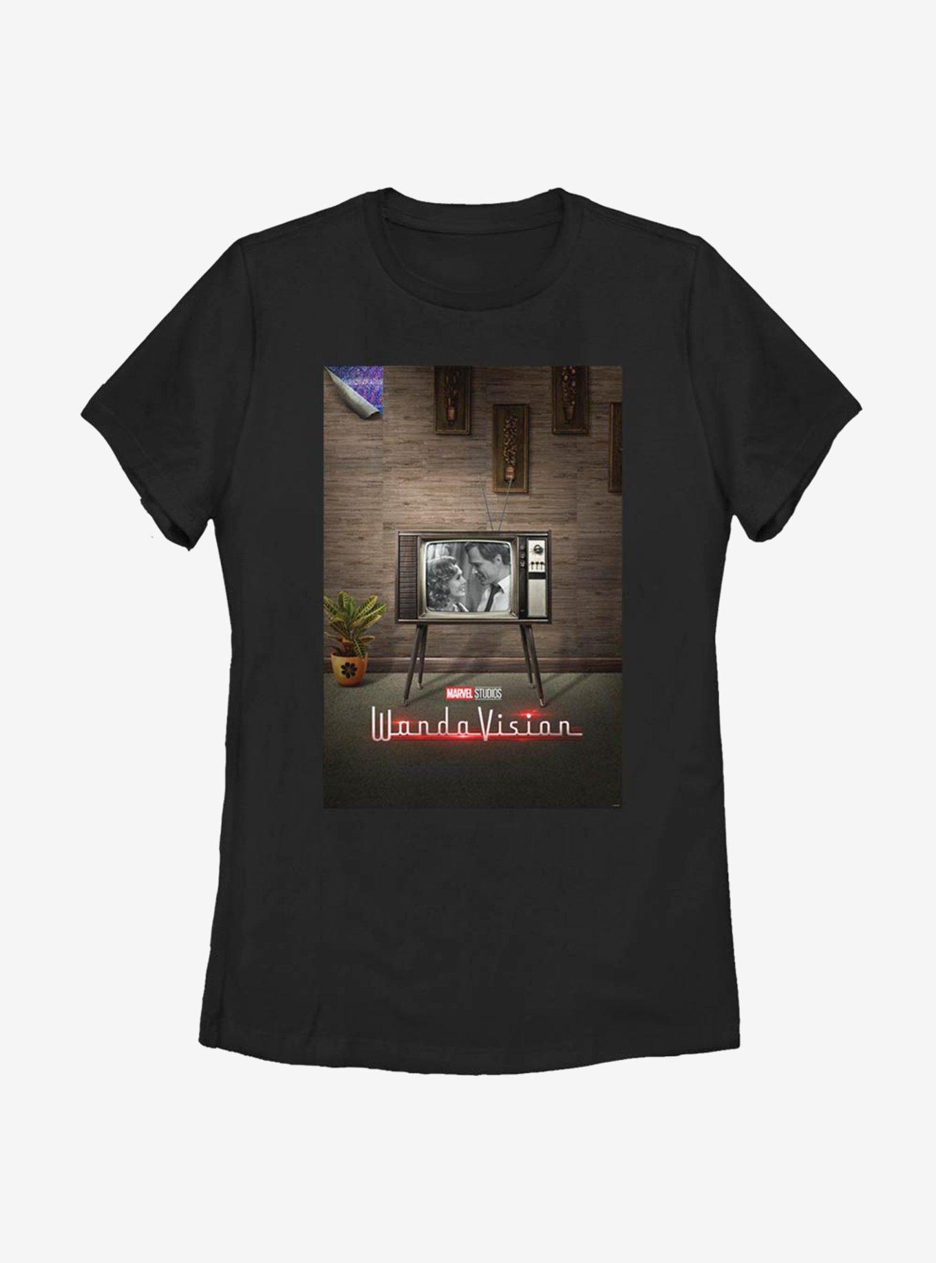 Marvel WandaVision Poster 50s Womens T-Shirt, BLACK, hi-res