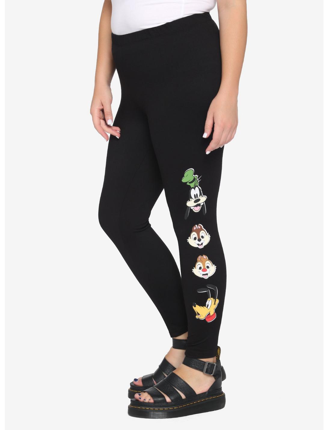 Disney Mickey & Friends Stacked Characters Leggings Plus Size, MULTI, hi-res