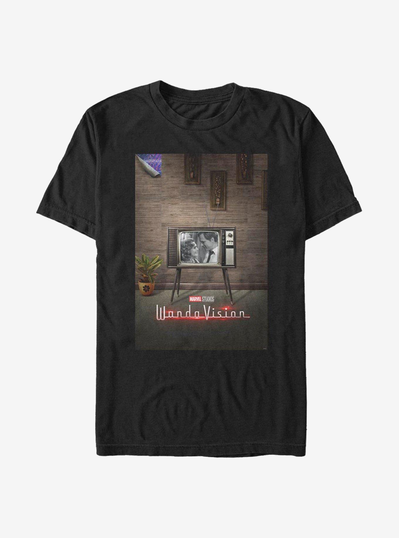 Marvel WandaVision Poster 50s T-Shirt, BLACK, hi-res