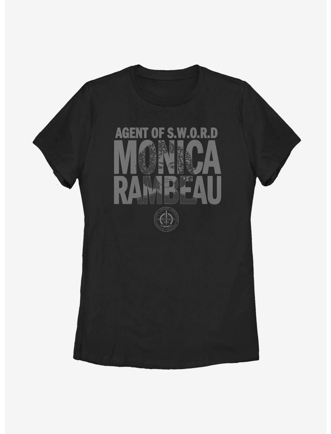 Marvel WandaVision Agent Rambeau Womens T-Shirt, BLACK, hi-res