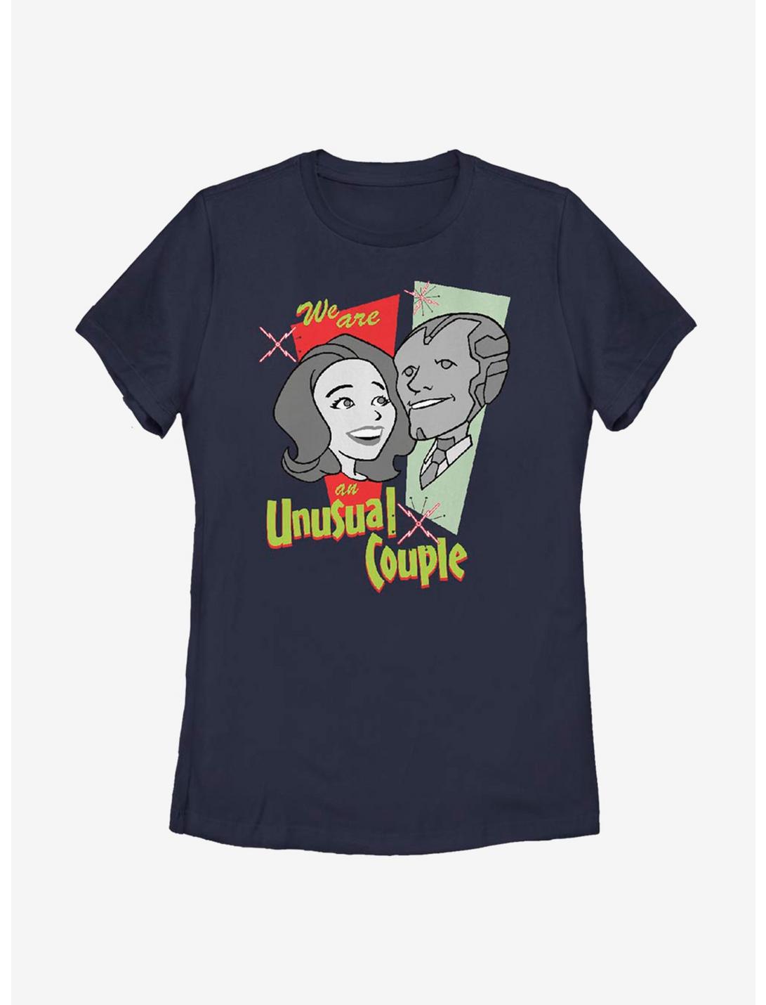 Marvel WandaVision Unusual Couple Womens T-Shirt, NAVY, hi-res
