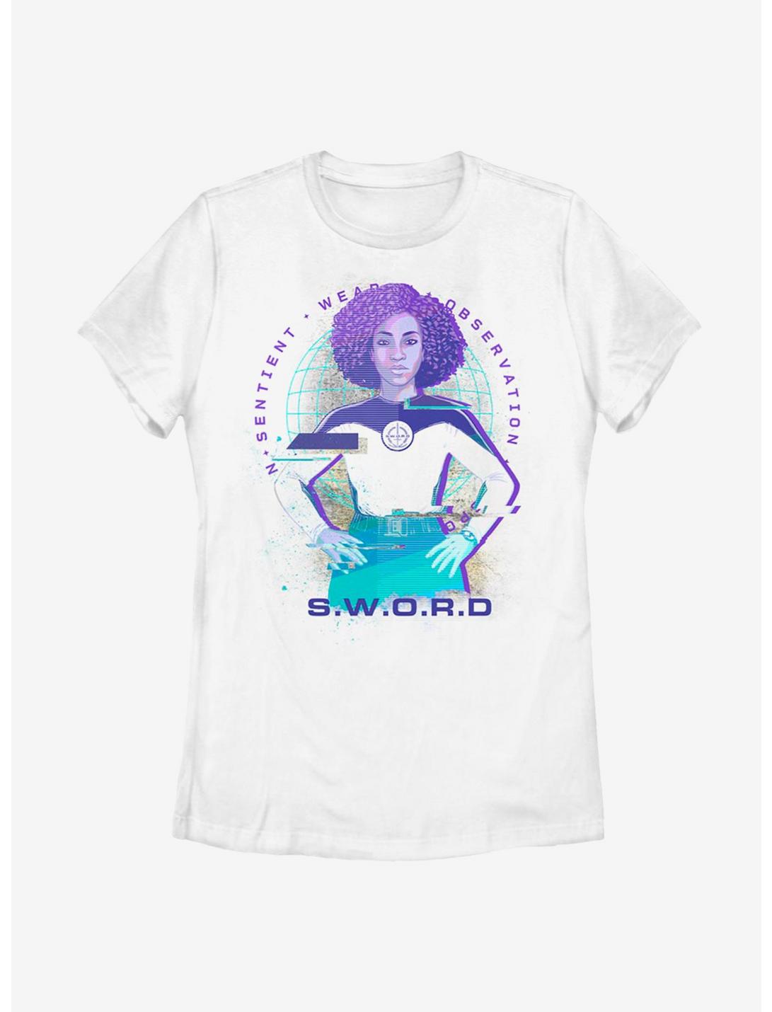 Marvel WandaVision S.W.O.R.D Glitch Womens T-Shirt, WHITE, hi-res