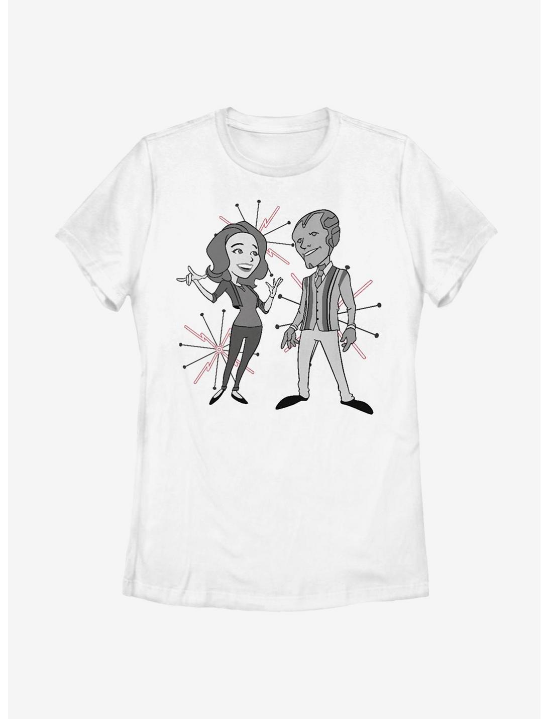Marvel WandaVision The Couple Womens T-Shirt, WHITE, hi-res