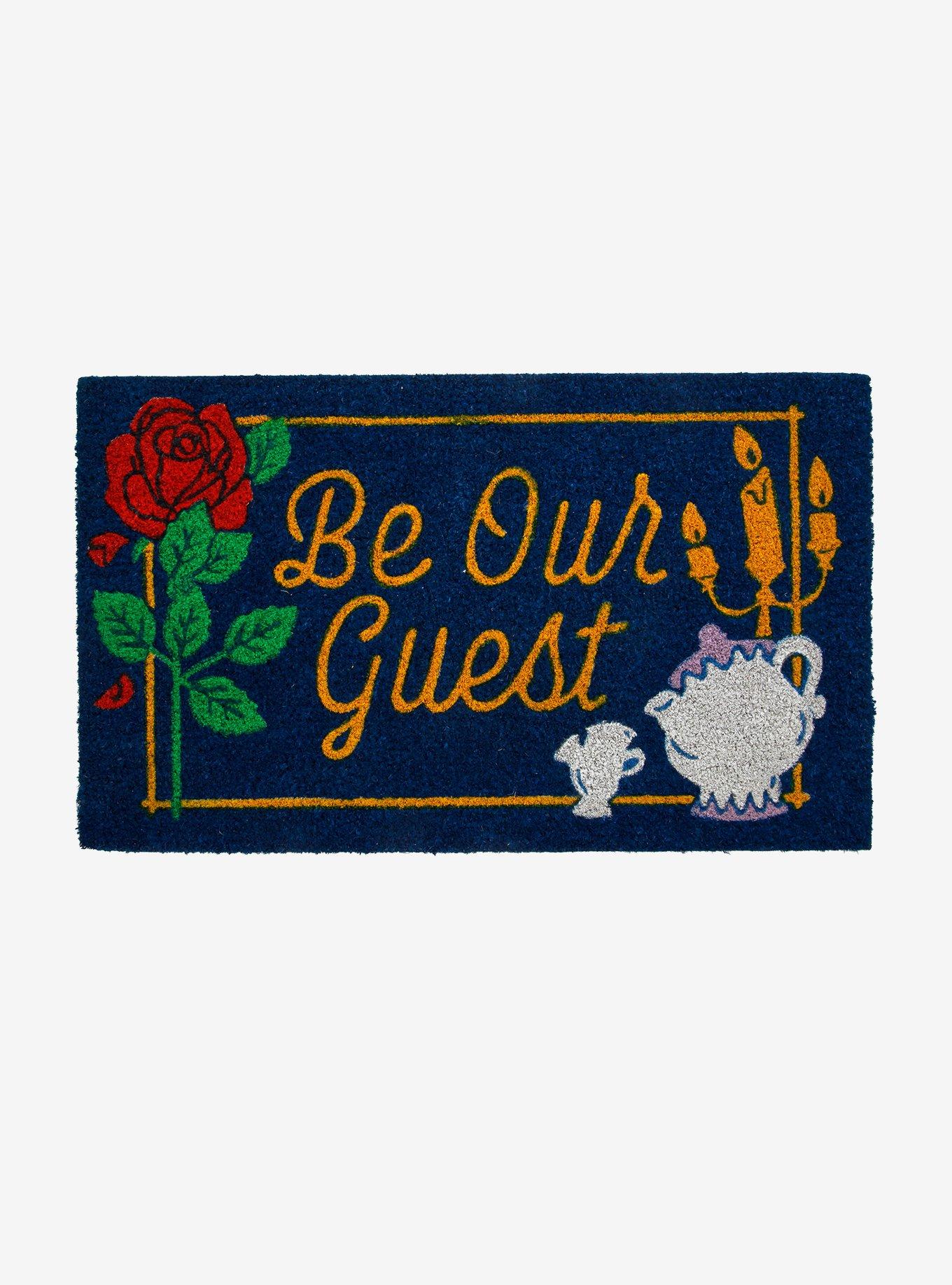 Disney Beauty And The Beast Be Our Guest Doormat Boxlunch