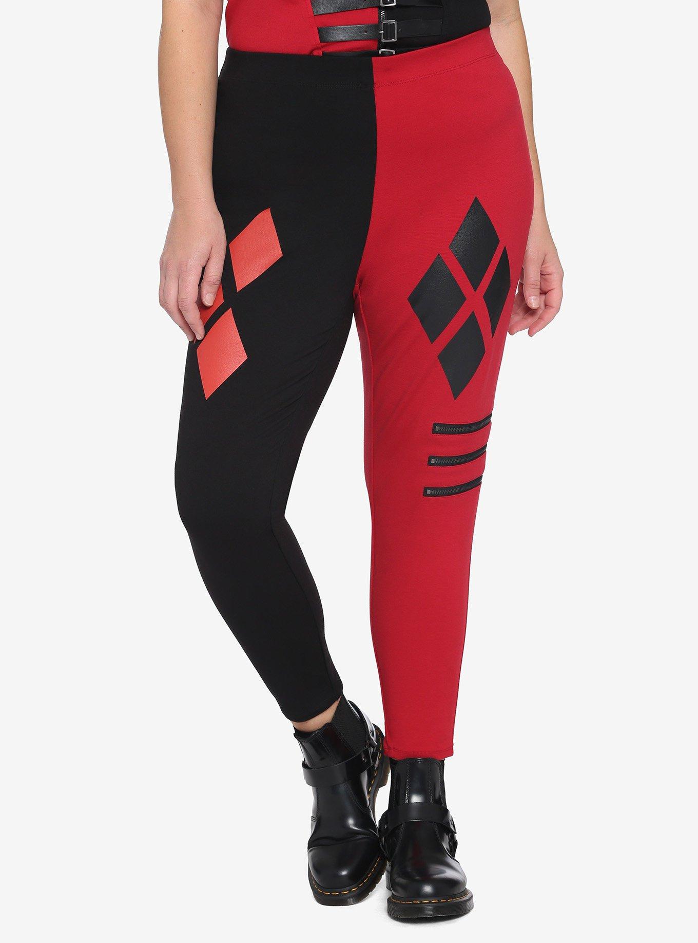 Harley quinn plus size leggings best sale