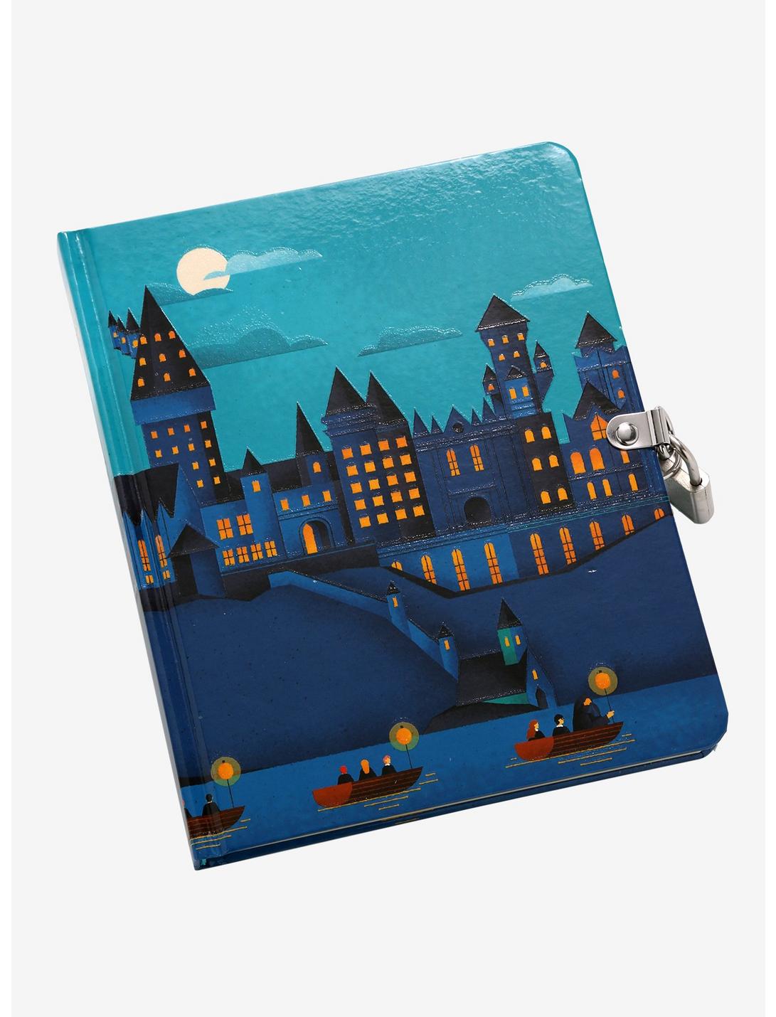 Harry Potter Hogwarts Castle Glow-in-the-Dark Lock & Key Diary, , hi-res