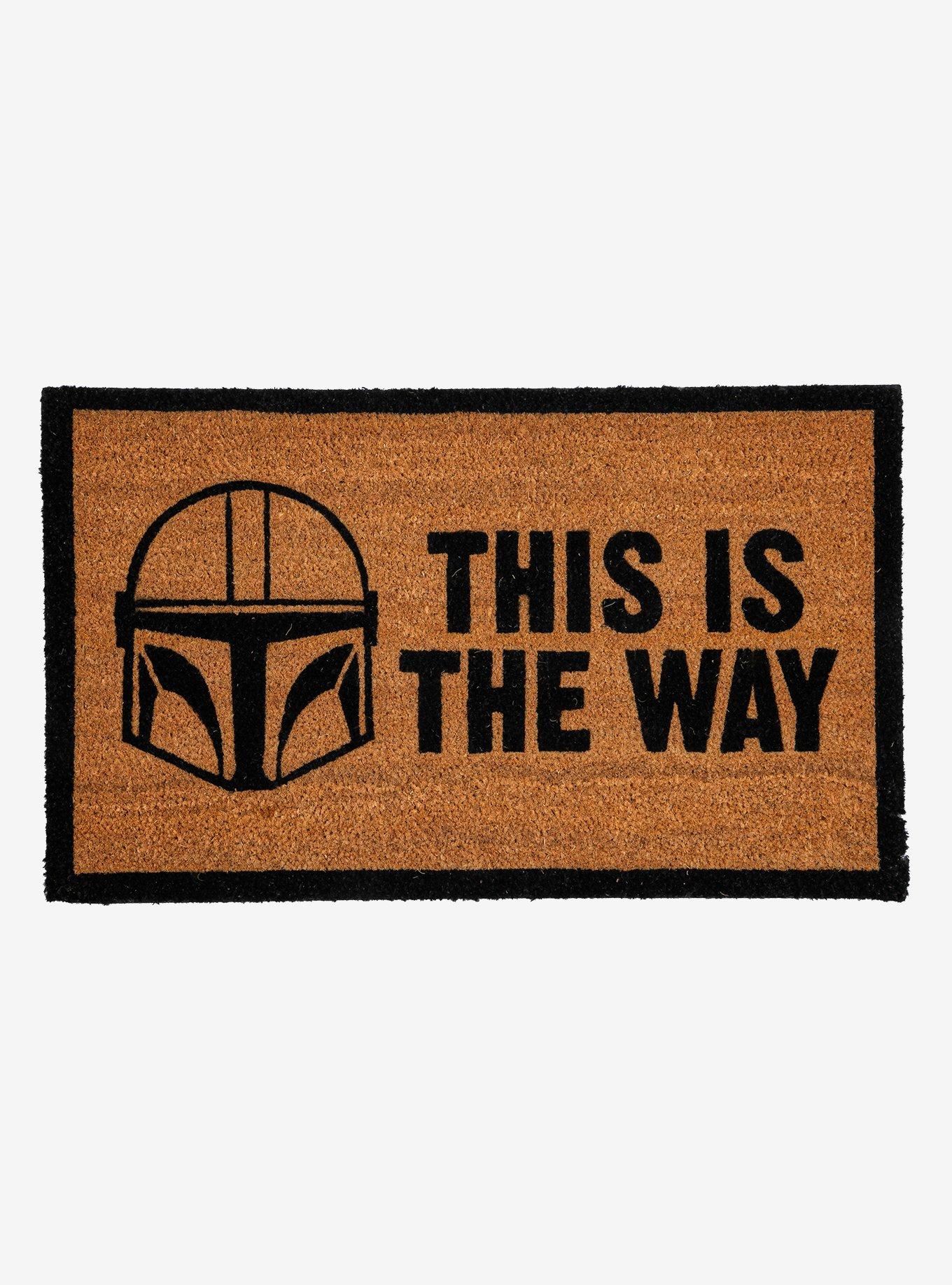 Star Wars The Mandalorian This is the Way Doormat