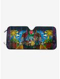 Disney Beauty and the Beast Stained Glass Mural Accordion Sunshade - BoxLunch Exclusive, , hi-res