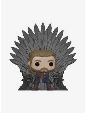 Funko Game Of Thrones Pop! Ned Stark On Iron Throne Deluxe Vinyl Figure, , hi-res