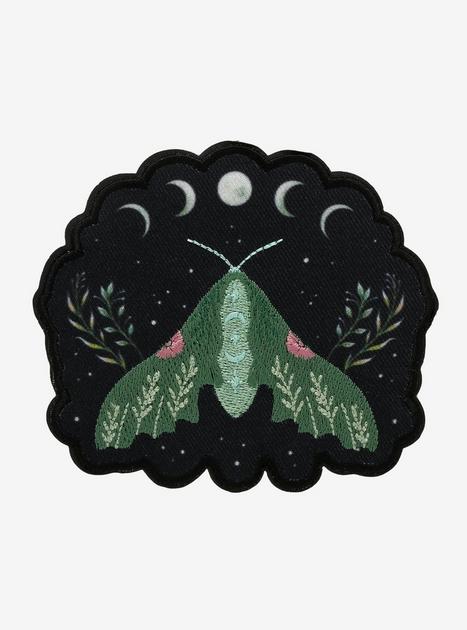 Moon Phase Moth Patch By Episodic | Hot Topic