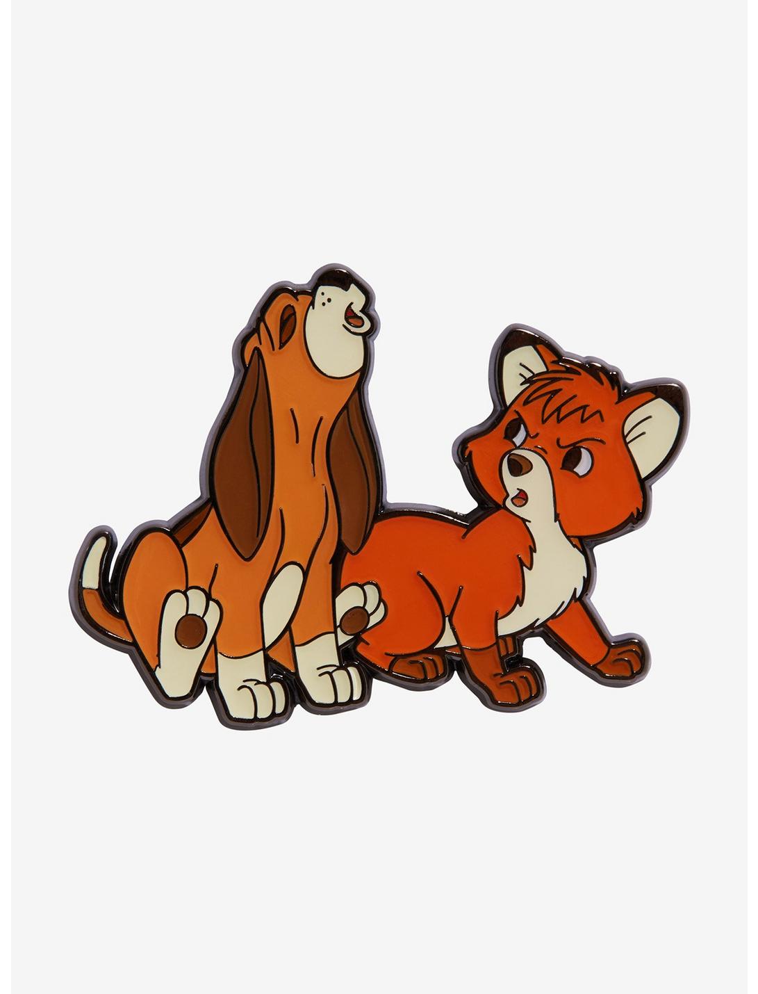 Loungefly Disney The Fox And The Hound Tod & Copper Enamel Pin, , hi-res