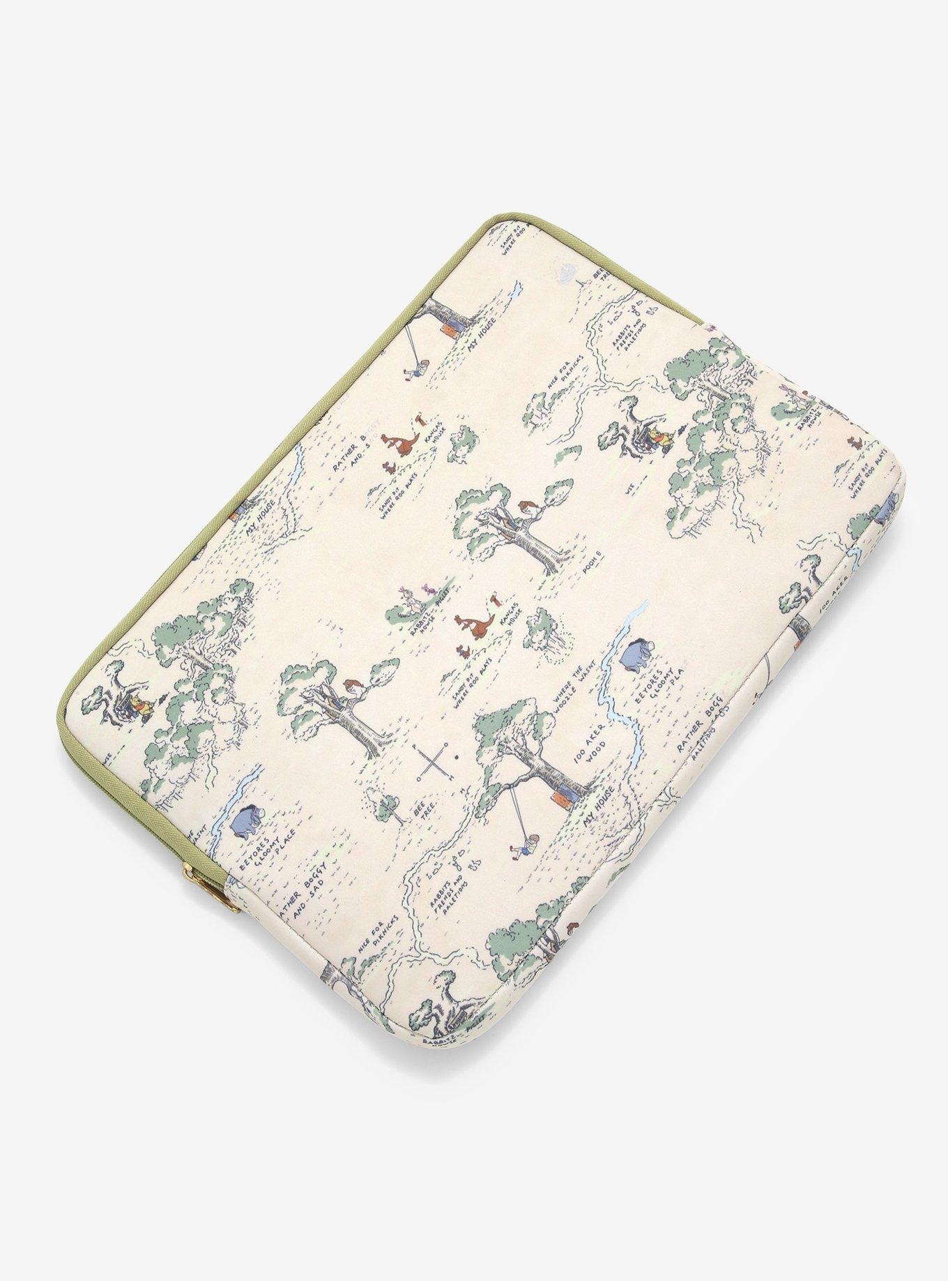 Disney Winnie the Pooh Hundred Acre Wood Map Laptop Case - BoxLunch  Exclusive