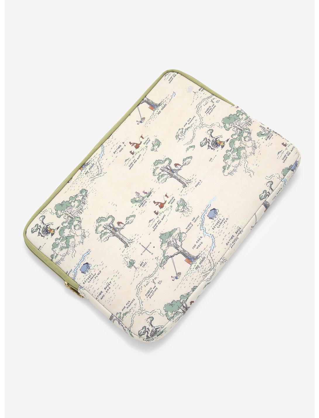Disney Winnie the Pooh Hundred Acre Wood Map Laptop Case - BoxLunch Exclusive, , hi-res