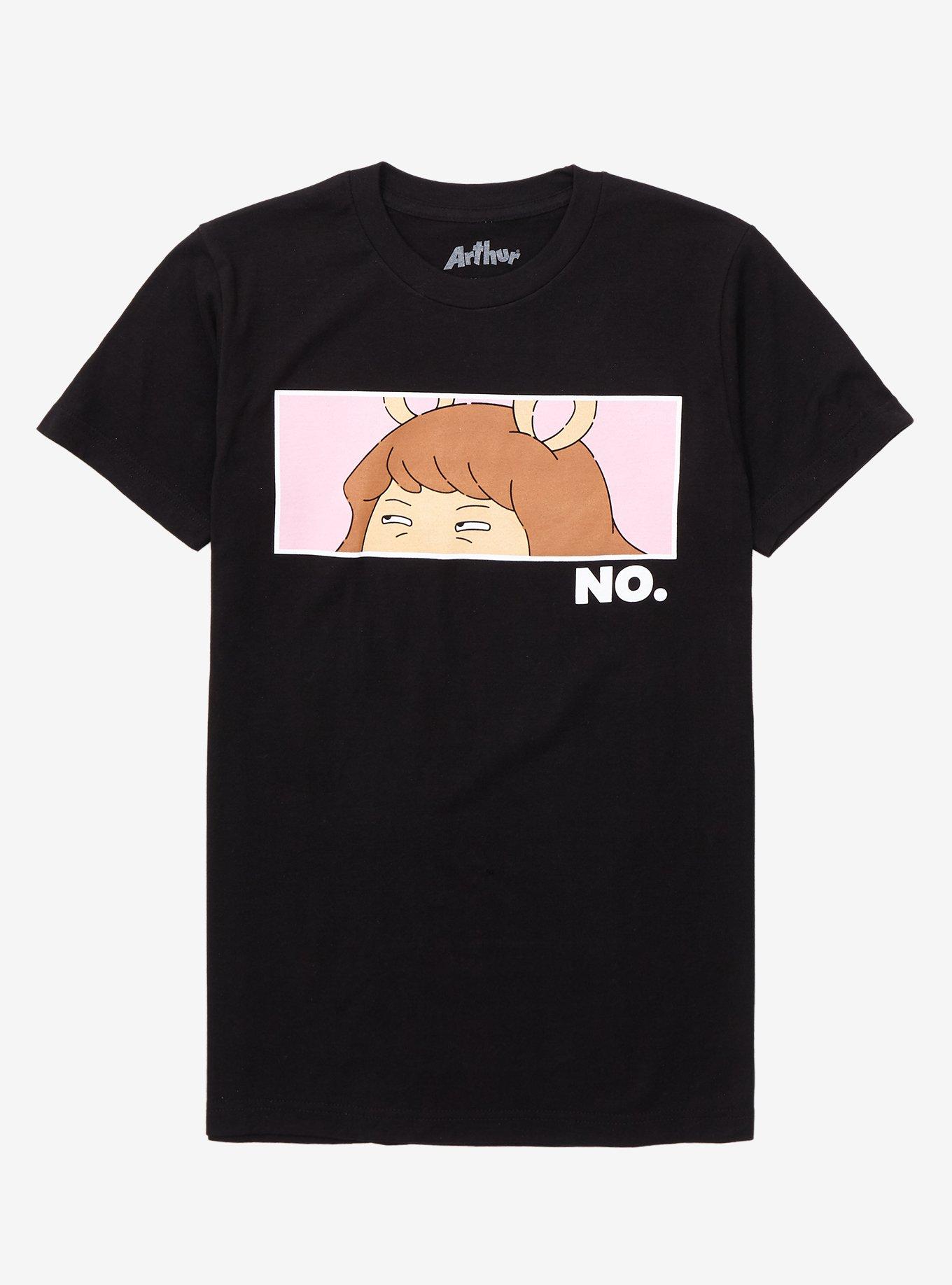 Arthur D.W. No Women&rsquo;s T-Shirt - BoxLunch Exclusive, BLACK, hi-res