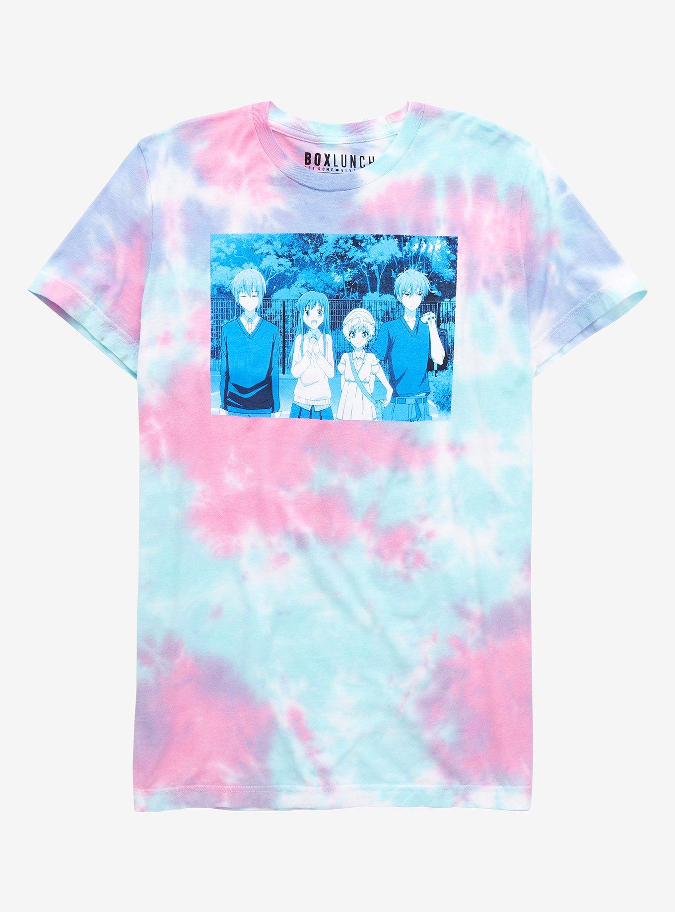 Fruits Basket Cast Picture Women's Tie-Dye T-Shirt - BoxLunch Exclusive, MULTI, hi-res