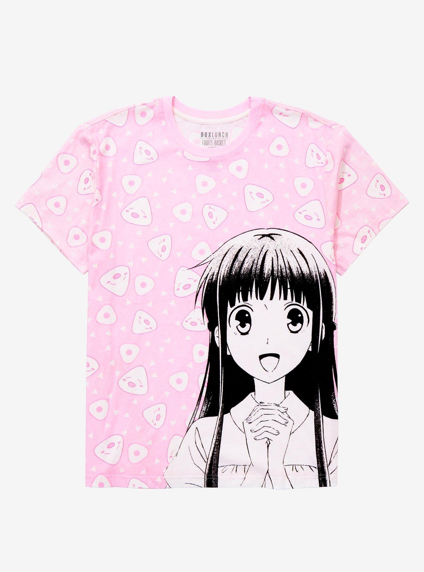 Fruits Basket Tohru Honda Onigiri Women's T-Shirt - BoxLunch Exclusive, LIGHT PINK, hi-res