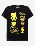 Gloomy Bear Comic T-Shirt By Mori Chack, BLACK, hi-res
