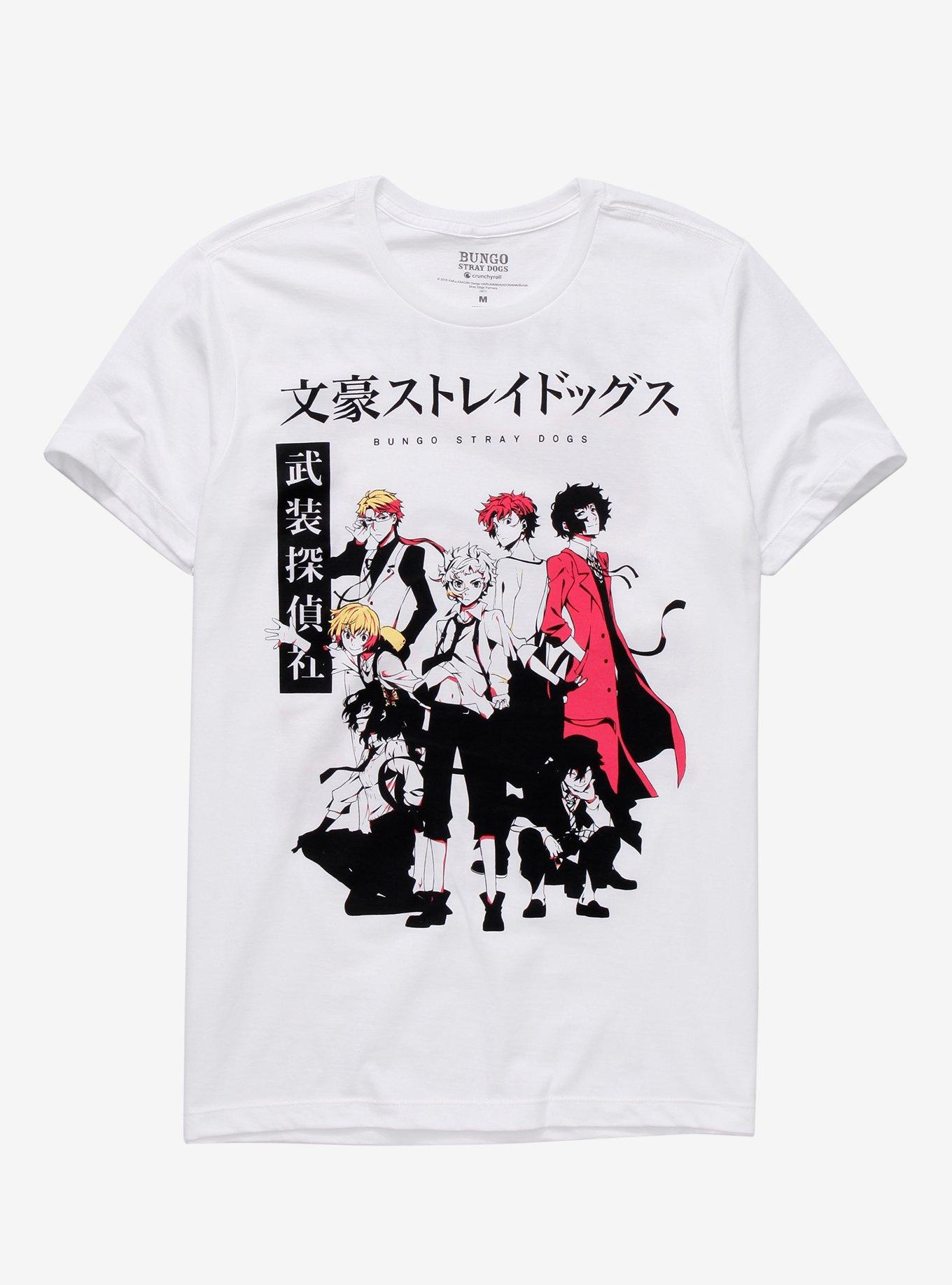 Bungo Stray Dogs Port Mafia Group T-Shirt, MULTI, hi-res