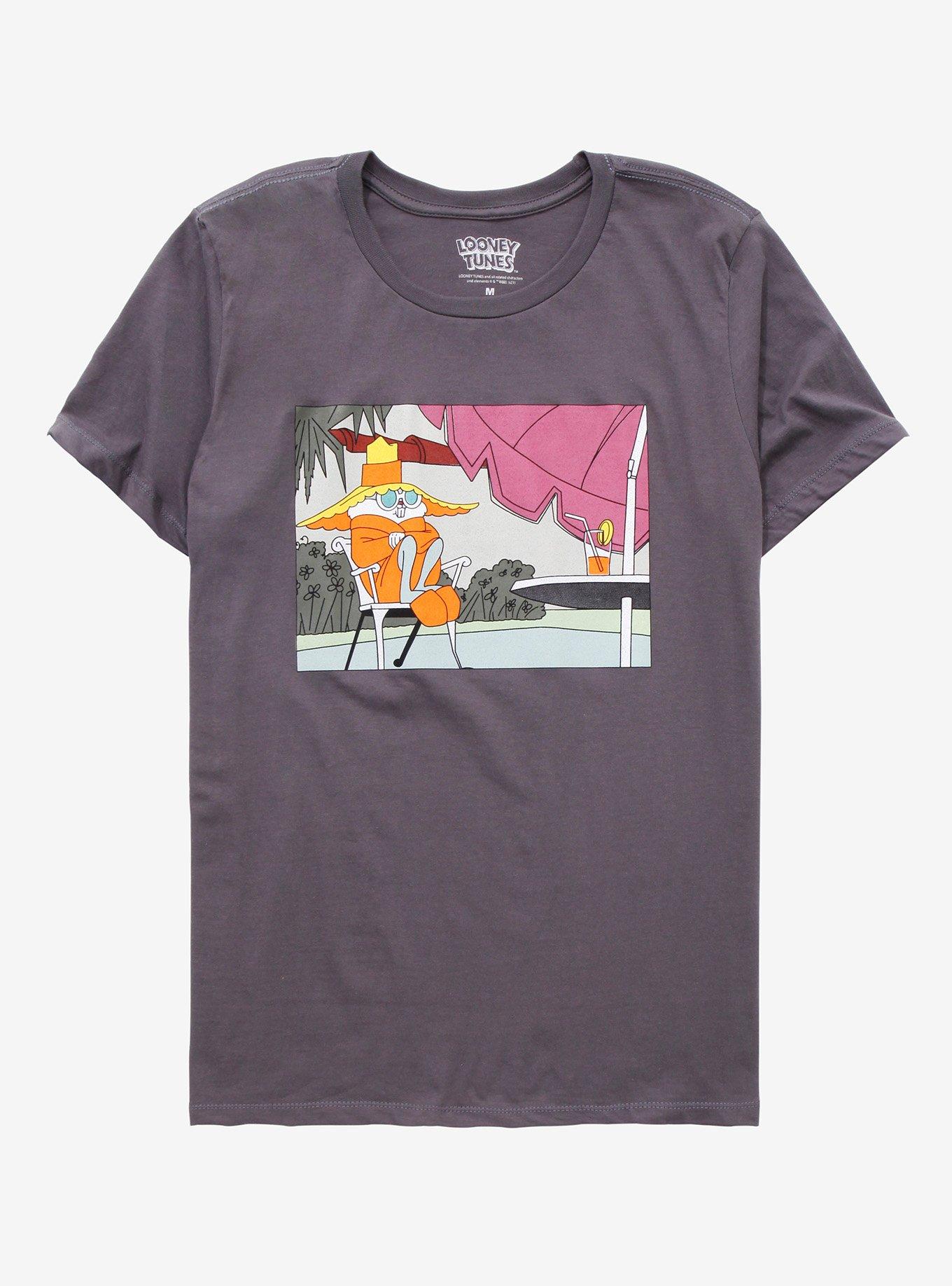 Looney Tunes Bugs Bunny Lounging T-Shirt, CHARCOAL, hi-res