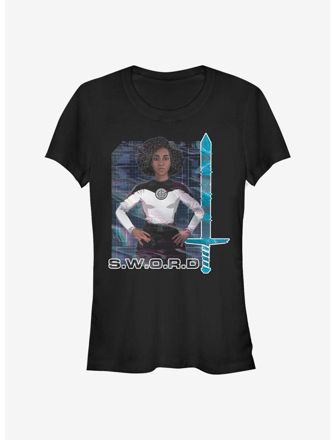 Marvel WandaVision Digital Monica Rambeau Girls T-Shirt, BLACK, hi-res