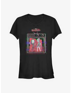Marvel WandaVision Retro Television Girls T-Shirt, , hi-res