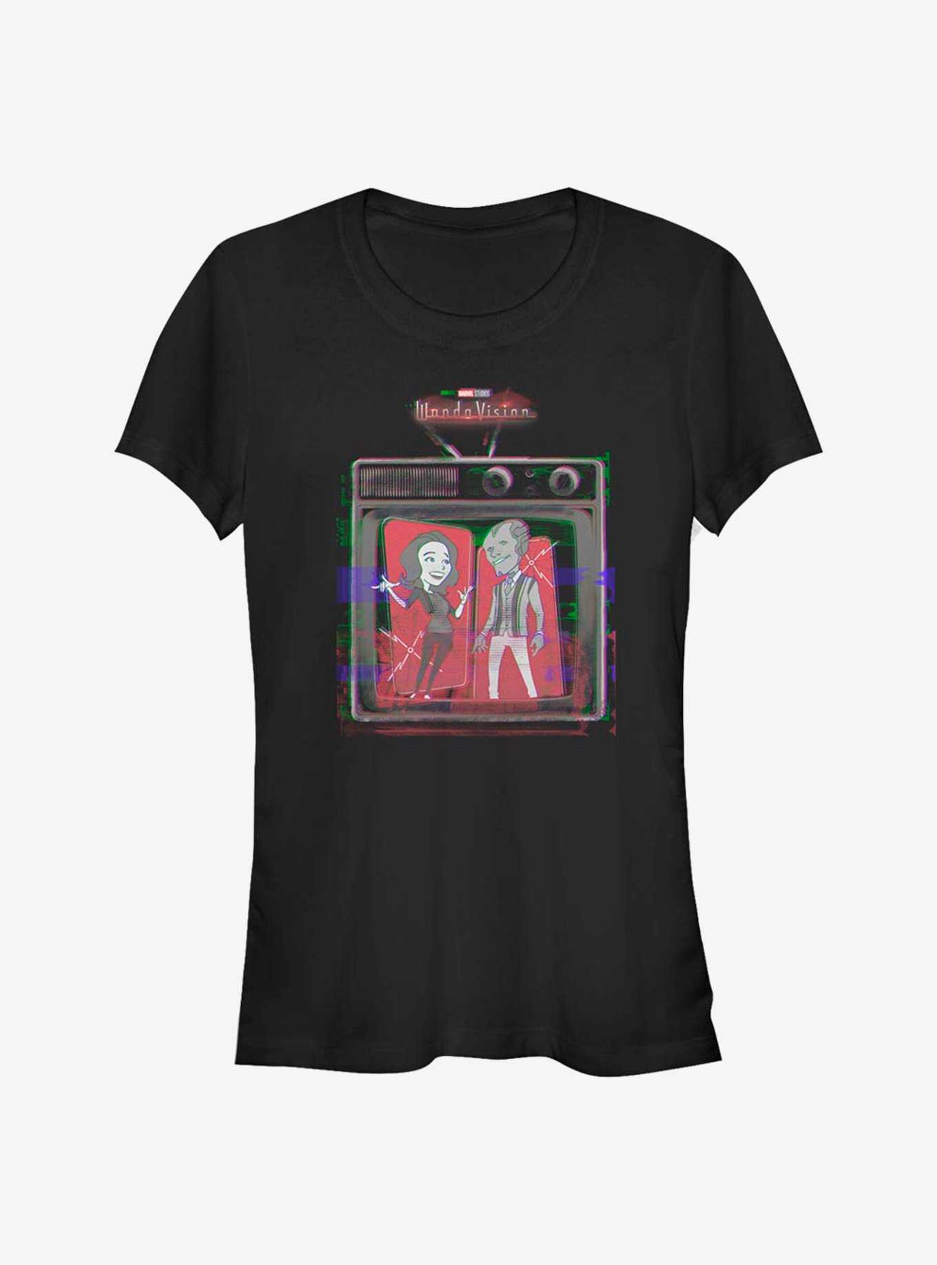Marvel WandaVision Retro Television Girls T-Shirt, , hi-res