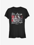Marvel WandaVision Romantic Couple Girls T-Shirt, BLACK, hi-res