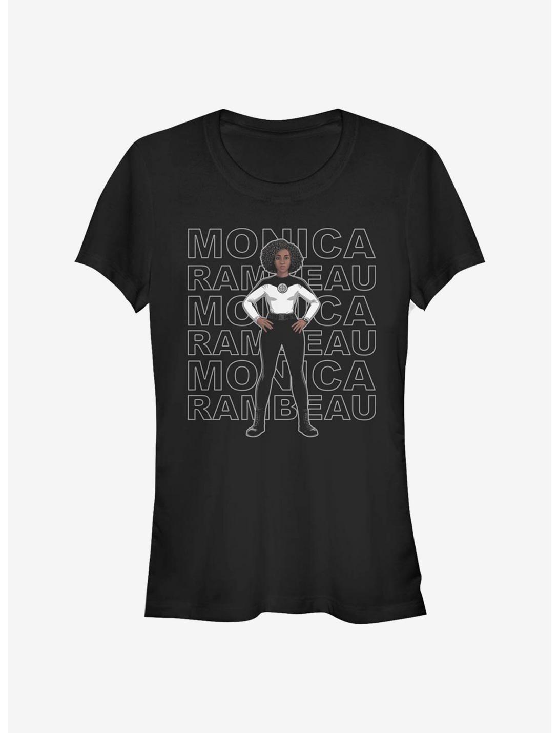 Marvel WandaVision S.W.O.R.D Agent Monica Stack Girls T-Shirt, BLACK, hi-res