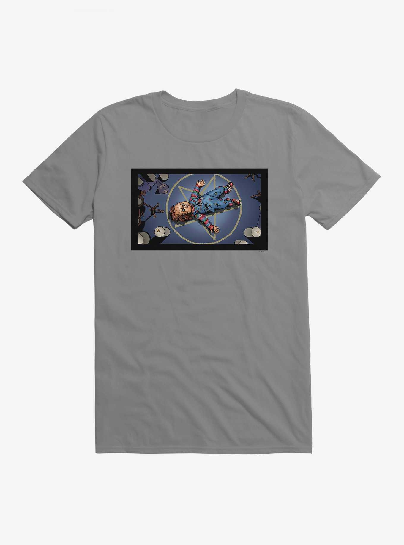 Chucky Pentagram Shadows T-Shirt, , hi-res