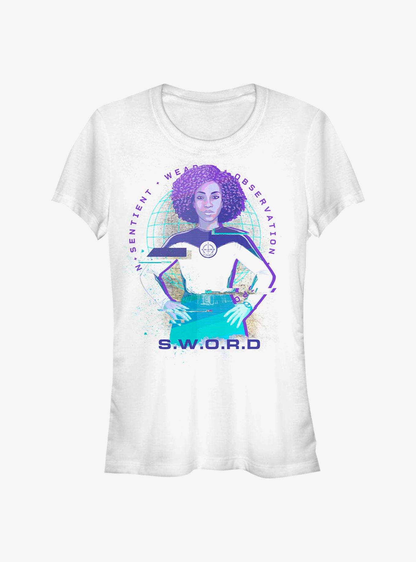 Marvel WandaVision S.W.O.R.D Glitch Girls T-Shirt, WHITE, hi-res
