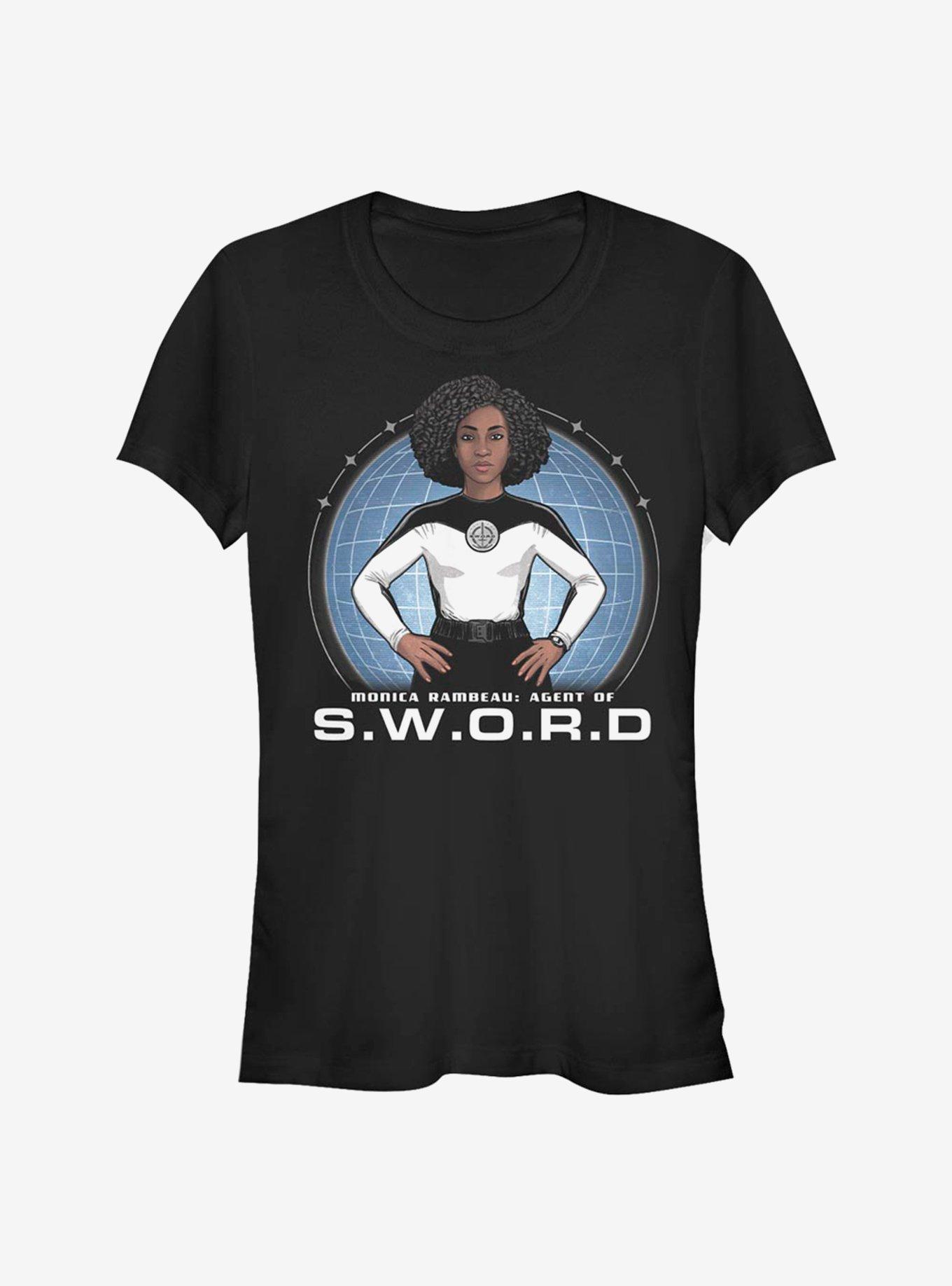 Marvel WandaVision S.W.O.R.D Hero Girls T-Shirt, BLACK, hi-res