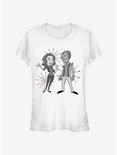Marvel WandaVision The Couple Girls T-Shirt, WHITE, hi-res