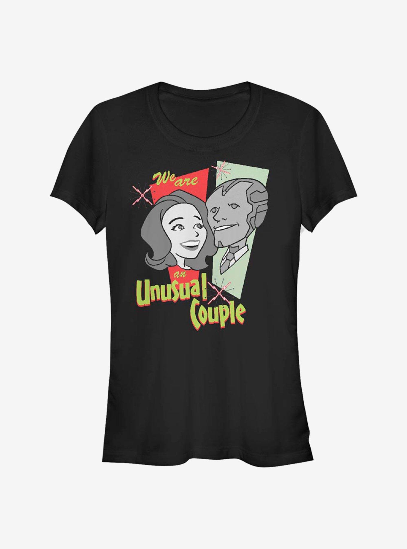 Marvel WandaVision Unusual Couple Girls T-Shirt, BLACK, hi-res