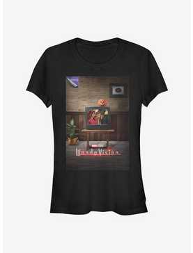 Marvel WandaVision WV Poster 90's Girls T-Shirt, , hi-res