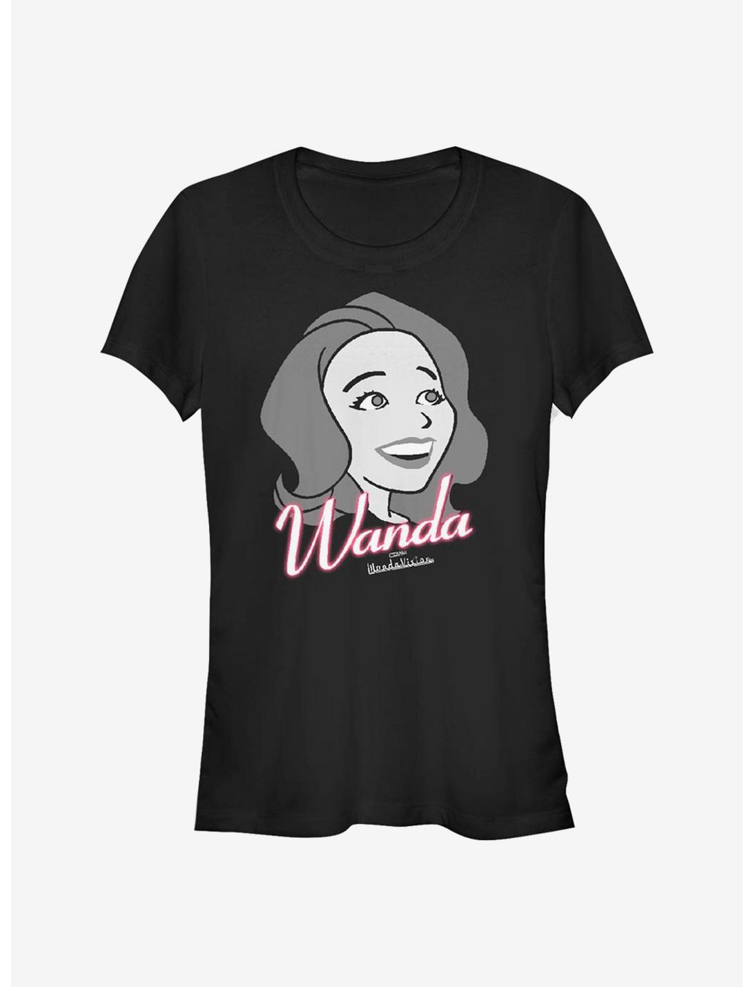 Marvel WandaVision Wanda Smiles Girls T-Shirt, BLACK, hi-res