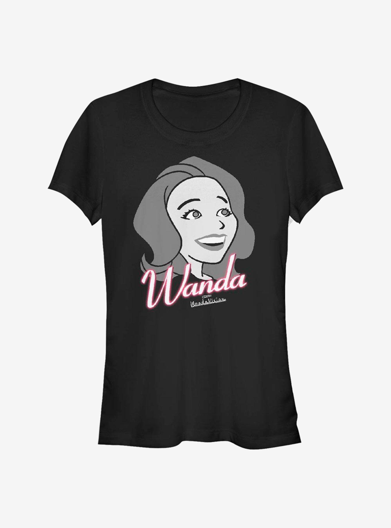 Marvel WandaVision Wanda Smiles Girls T-Shirt, BLACK, hi-res