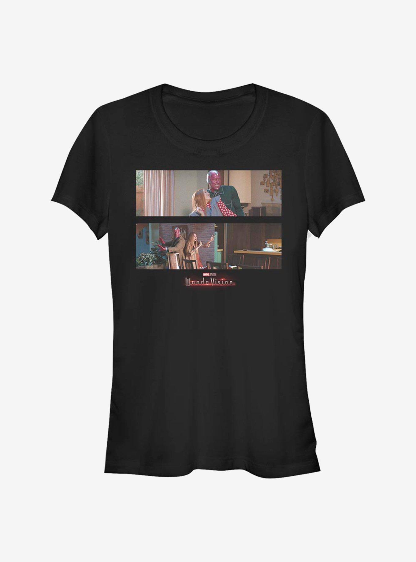 Marvel WandaVision The Couple Girls T-Shirt, BLACK, hi-res