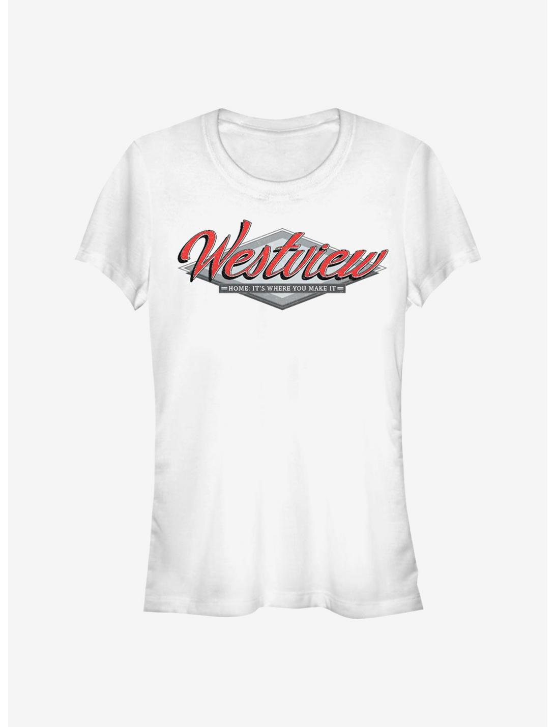 Marvel WandaVision Westview Sign Girls T-Shirt, WHITE, hi-res