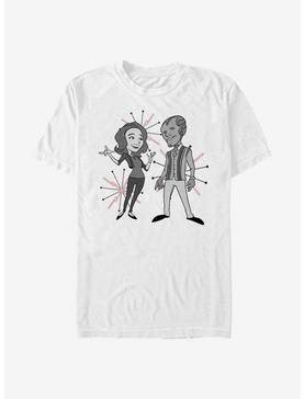 Marvel WandaVision The Couple T-Shirt, WHITE, hi-res