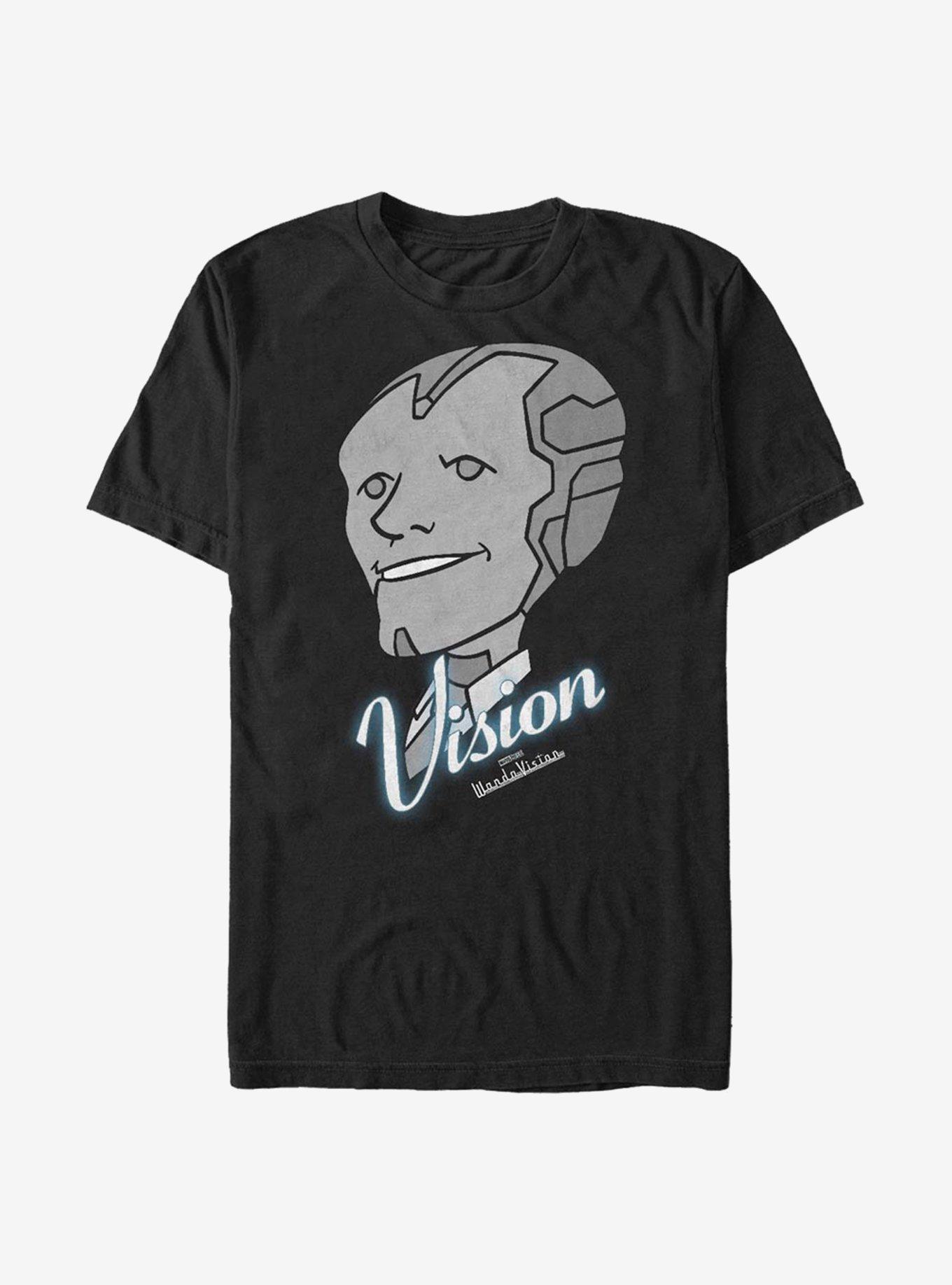 Marvel WandaVision Vision Grins T-Shirt, BLACK, hi-res