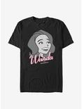 Marvel WandaVision Wanda Smiles T-Shirt, BLACK, hi-res