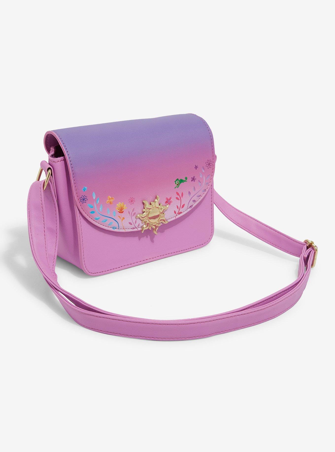 Loungefly Disney Tangled Rapunzel Pascal Crossbody Bag Hot Topic