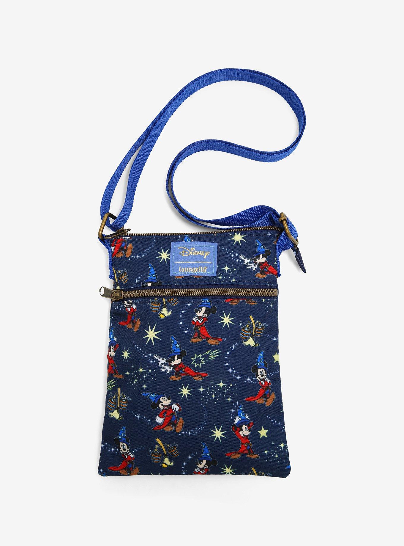 Loungefly Disney Fantasia The Sorcerer's Apprentice Passport Crossbody Bag